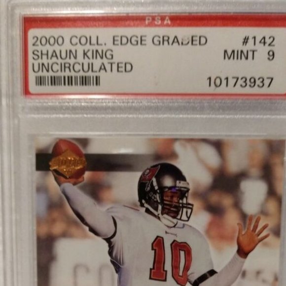 2000 Collector's EDGE Graded UNCIRCULATED SHAUN KING #142 MINT 9 - Picture 3 of 5